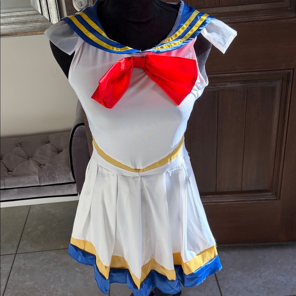 Sailor Moon Super S Cosplay Halloween EDC Rave Costume Fun Party Cheerleader